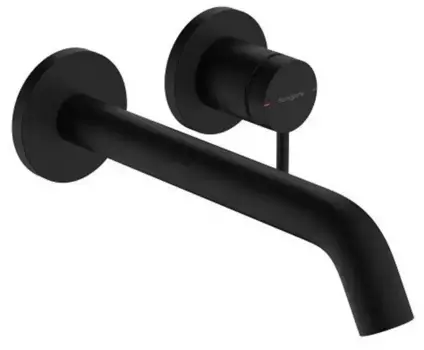 Внешняя часть смесителя «Hansgrohe» Tecturis S 73351670 чёрная матовая