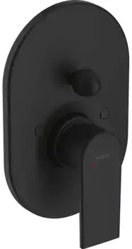 Внешняя часть смесителя «Hansgrohe» Vernis Shape 71458670 чёрная матовая