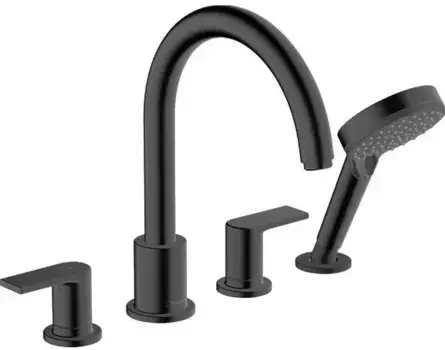 Внешняя часть смесителя «Hansgrohe» Vernis Shape 71459670 чёрная матовая