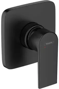 Внешняя часть смесителя «Hansgrohe» Vernis Shape 71658670 чёрная матовая