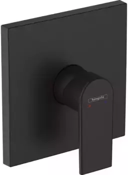 Внешняя часть смесителя «Hansgrohe» Vernis Shape 71668670 чёрная матовая