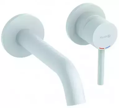 Внешняя часть смесителя «Kludi» Bozz 382445376 белая матовая