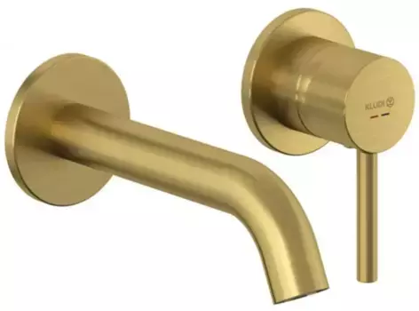 Внешняя часть смесителя «Kludi» Bozz 38244N076 брашированное золото