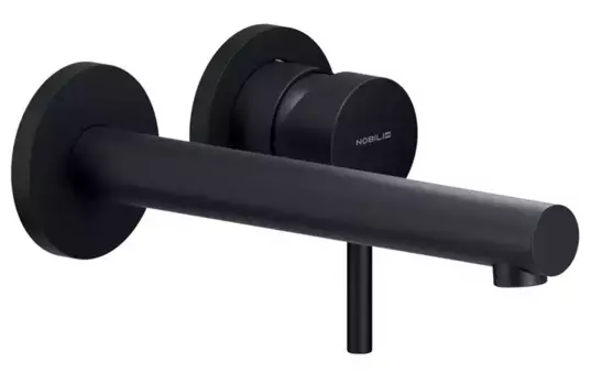 Внешняя часть смесителя «Nobili» Live LV00499/1BM чёрная матовая