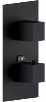 Внешняя часть смесителя «Nobili» Seven WE00102/QBM чёрная матовая