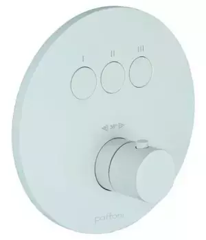 Внешняя часть смесителя «Paffoni» Compact Box CPT019BO белый матовый