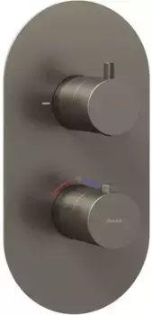 Внешняя часть смесителя «Ravak» Espirit ES 063.20GB.O2 графит