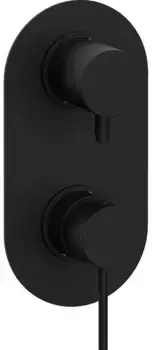 Внешняя часть смесителя «Remer» X-Style X92KBNO чёрная матовая
