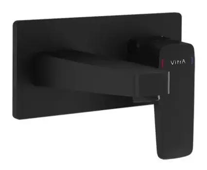 Внешняя часть смесителя «Vitra» Root Square A4273836EXP чёрная матовая