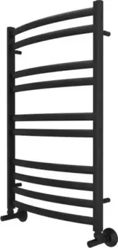 Водяной полотенцесушитель «Акватек» Лугано П10 AQ DOC1080BL 50/80 без комплектующих чёрный муар