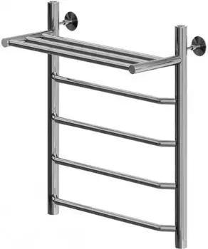 Водяной полотенцесушитель «Aquanet» Fiona 50/60 хром с полкой