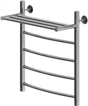 Водяной полотенцесушитель «Aquanet» Romeo 40/60 хром с полкой
