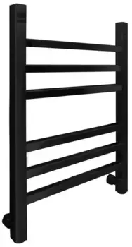 Водяной полотенцесушитель «Indigo» Aletto LALWPF50-40BR 43/54 с комплектующими чёрный муар универсальный