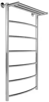 Водяной полотенцесушитель «Indigo» Arc LASHW100-50P 53/99 хром с полкой