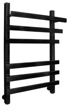 Водяной полотенцесушитель «Indigo» Askel LASWPF60-40BR 46/65 с комплектующими чёрный муар универсальный