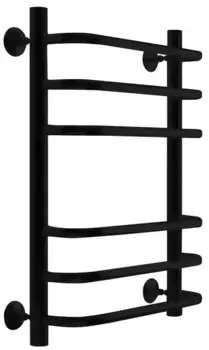 Водяной полотенцесушитель «Indigo» Brace LBCW60-40BR 43/60 без комплектующих чёрный муар