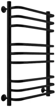 Водяной полотенцесушитель «Indigo» Brace LBCW80-50BR 53/80 без комплектующих чёрный муар
