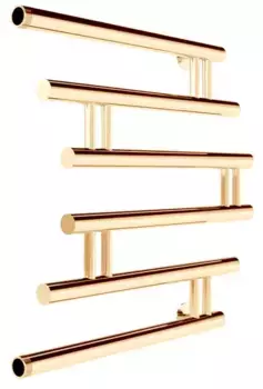 Водяной полотенцесушитель «Indigo» Фокстрот Zip FZW60-60GDK3 71/63 золото универсальный