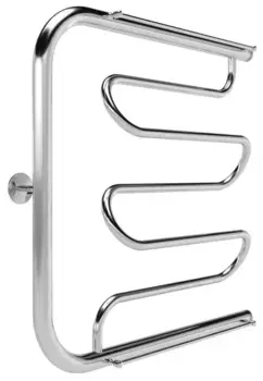 Водяной полотенцесушитель «Indigo» Liana FLW60-70P 70/63 хром с полкой универсальный