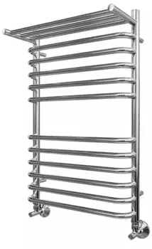 Водяной полотенцесушитель «Point» PN09158SP П11 50/80 без коплектующих хром с полкой