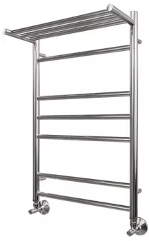 Водяной полотенцесушитель «Point» PN10158P П6 50/80 без коплектующих хром с полкой