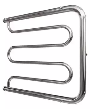 Водяной полотенцесушитель «Point» PN25667P 70/60 Фокстрот без коплектующих хром с полкой универсальный