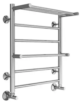 Водяной полотенцесушитель «Terminus» Анкона П6 53/60 хром с полкой