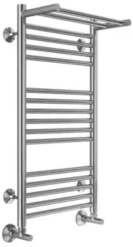 Водяной полотенцесушитель «Terminus» Аврора П16 43/80 хром с полкой