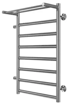 Водяной полотенцесушитель «Terminus» Хендрикс П8 58/80 хром с полкой левый