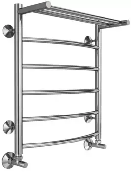 Водяной полотенцесушитель «Terminus» Классик П6 53/60 хром с полкой