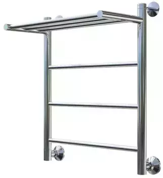 Водяной полотенцесушитель «Тругор» Аспект НК 1 50/60 без углов хром с полкой универсальный
