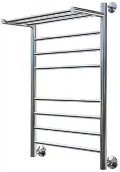 Водяной полотенцесушитель «Тругор» Аспект НК 2 50/80 без углов хром с полкой универсальный