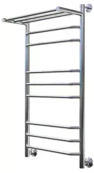 Водяной полотенцесушитель «Тругор» Браво НК 3 50/100 без углов хром с полкой универсальный