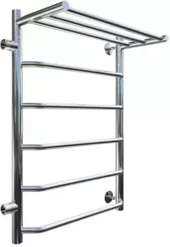 Водяной полотенцесушитель «Тругор» Браво ПМ 1 40/80 хром с полкой левый
