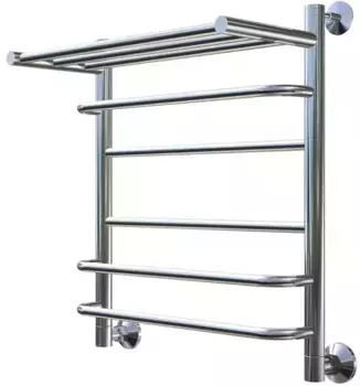 Водяной полотенцесушитель «Тругор» Идеал комби НК 3 50/60 без углов хром с полкой универсальный