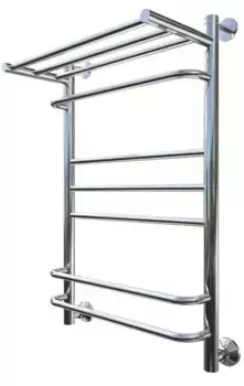 Водяной полотенцесушитель «Тругор» Идеал комби НК 3 50/80 без углов хром с полкой универсальный