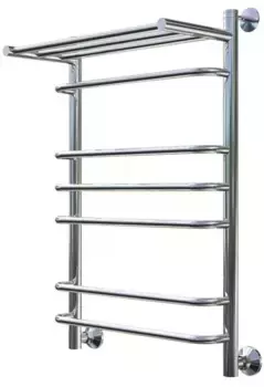 Водяной полотенцесушитель «Тругор» Идеал НК 3 50/80 без углов хром с полкой универсальный