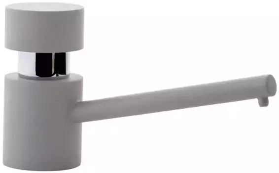 Встраиваемый дозатор для моющего средства «Ewigstein» Большой 0036 встраиваемый серый металлик