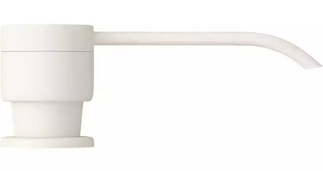 Встраиваемый дозатор для моющего средства «Polygran» встраиваемый белый хлопок