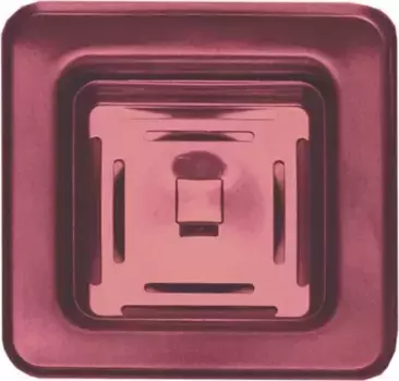 Выпуск для мойки «Alveus» Pop Up Copper квадратный, с вертикальным переливом медь