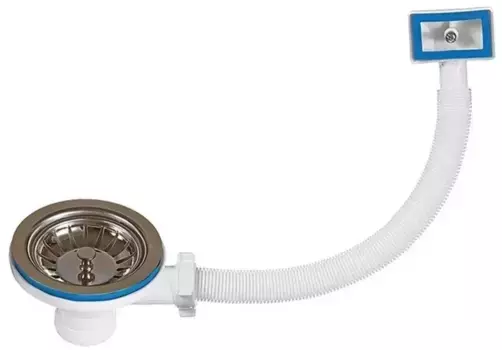 Выпуск для мойки «Orio» А-4007-1 нержавеющая сталь