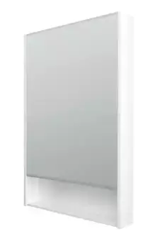 Зеркальный шкаф «1Marka» Mira 60 без света белый глянцевый правый