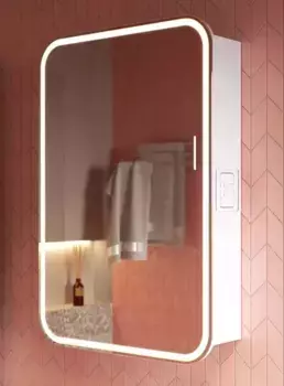 Зеркальный шкаф «Alavann» Lana 55 с подсветкой холодный белый универсальный