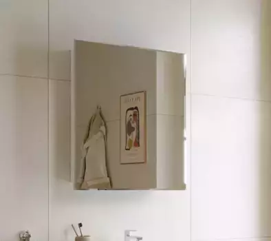 Зеркальный шкаф «Alavann» Paris 70 без света белый универсальный