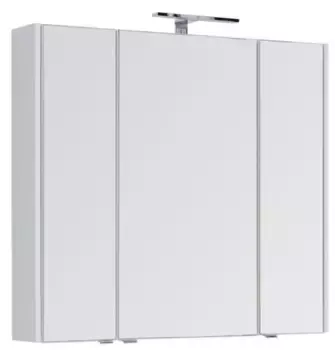 Зеркальный шкаф «Aquanet» Августа 100 без света белый