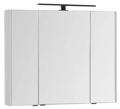 Зеркальный шкаф «Aquanet» Латина 90 без света белый