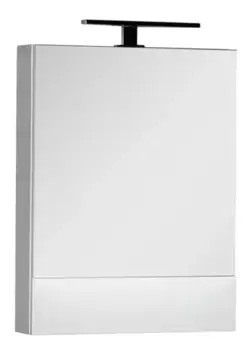 Зеркальный шкаф «Aquanet» Нота 50 без света белый левый