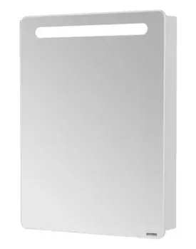 Зеркальный шкаф «Aquaton» Америна 60 с подсветкой белый левый