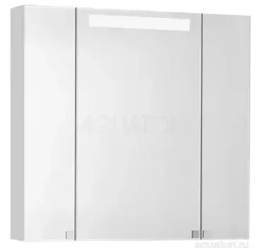 Зеркальный шкаф «Aquaton» Мадрид 80 с подсветкой белый универсальный