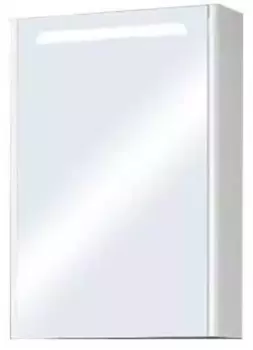 Зеркальный шкаф «Aquaton» Сильва 50 с подсветкой дуб полярный левый